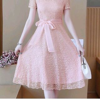 ĐẦM SUÔNG HOA CỘT EO