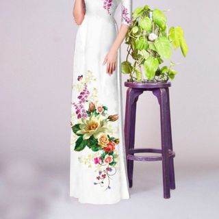 Vải áo dài thiết kế - 335-2