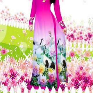 Vải áo dài thiết kế - 320-9