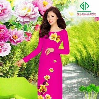 Vải áo dài thiết kế - 449-11