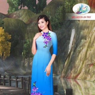 Vải áo dài thiết kế - 334-5