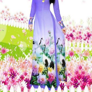 Vải áo dài thiết kế - 320-12