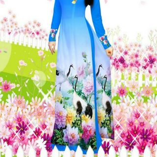Vải áo dài thiết kế - 320-13