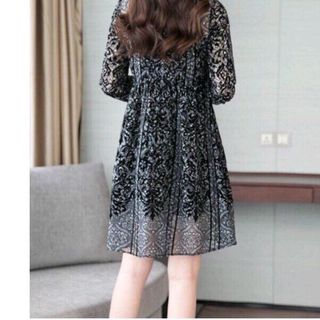 ĐẦM VOAN SUÔNG CỔ NƠ