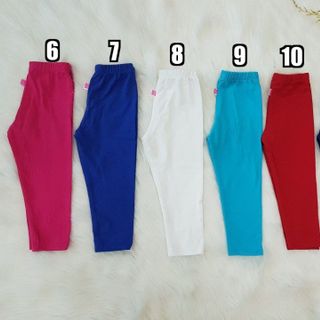 Quần legging trơn /ren bé gái giá sỉ