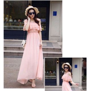 ĐẦM MAXI HỞ VAI BÈO NGỰC
