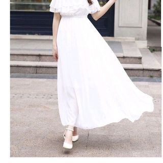 ĐẦM MAXI HỞ VAI BÈO NGỰC