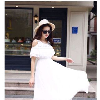 ĐẦM MAXI HỞ VAI BÈO NGỰC