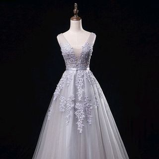 MAXI CỔ TIM HOA RƠI giá sỉ