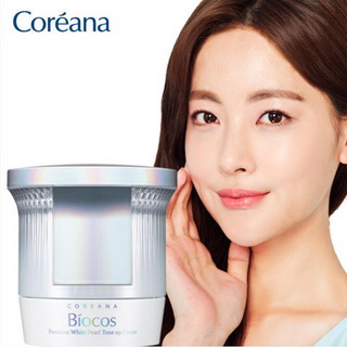 Biocos premium white Pearl tone up cream - kem làm trắng da chống lão hoá