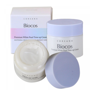 Biocos premium white Pearl tone up cream hủ nhỏ 10g - kem làm trắng da chống lão hoá giá sỉ​ giá bán buôn