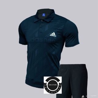 bộ thể thao cổ bẻ đục laze