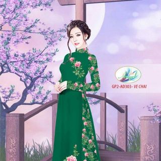 Vải áo dài thiết kế - 303-3