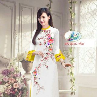 Vải áo dài thiết kế - 317 -2