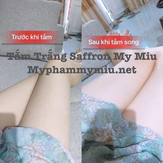TẮM TRẮNG SAFFRON PHIÊN HỒNG HOA MY MIU