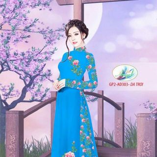 Vải áo dài thiết kế - 303-5