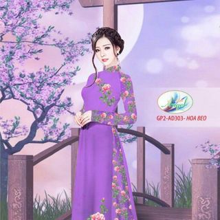 Vải áo dài thiết kế - 303-6