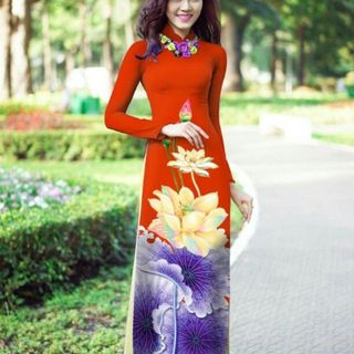 Vải áo dài thiết kế - 307-7