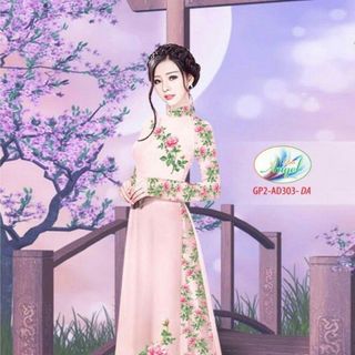 Vải áo dài thiết kế - 303-7