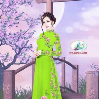 Vải áo dài thiết kế - 303-12