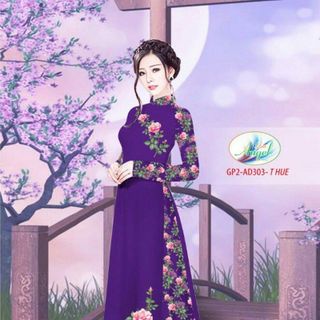 Vải áo dài thiết kế - 303-13