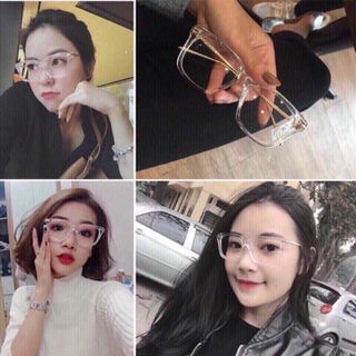 kính gọng trong suốt