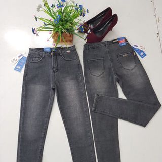 quần Jean nữ giặt wash dày dặn co giãn tốt
