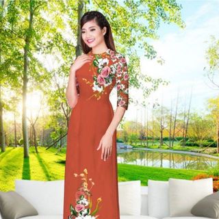 Vải áo dài thiết kế - 27-100-6