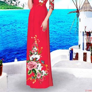 Vải áo dài thiết kế - 27-100-7