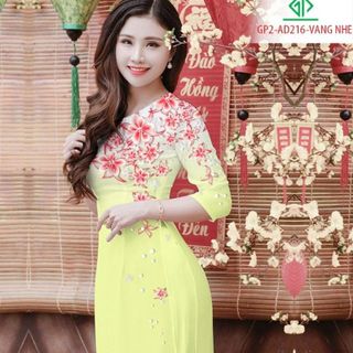Vải áo dài thiết kế - 216-16