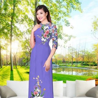 Vải áo dài thiết kế - 27-100-8