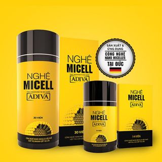 Nghệ Viên Micell Adiva loại chai 14 viên