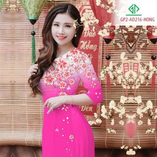 Vải áo dài thiết kế - 216-17