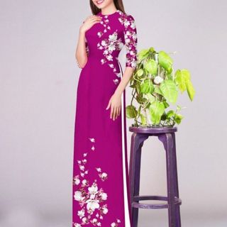 Vải áo dài thiết kế - 201-10