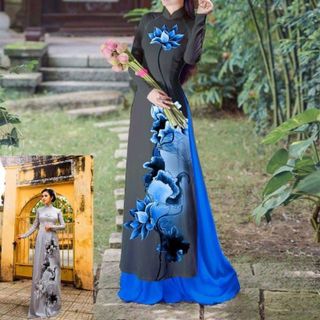 Vải áo dài thiết kế - 228-5