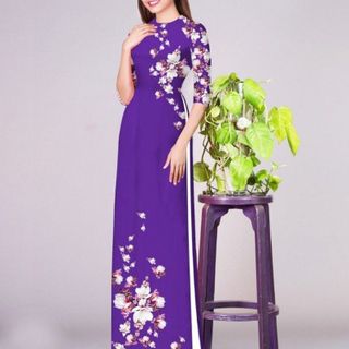 Vải áo dài thiết kế - 201-18