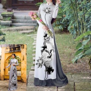 Vải áo dài thiết kế - 228-14