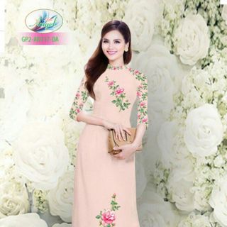 Vải áo dài thiết kế - 117-4