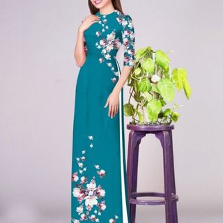 Vải áo dài thiết kế - 201-3