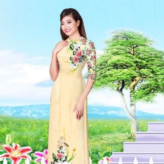 Vải áo dài thiết kế - 27-100-5