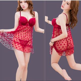 Hàng Quảng Châu Đầm ngủ gợi cảm kèm quần chipL0068