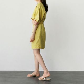 ĐẦM LINEN D014