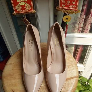 giày cao gót màu nude cao 11p