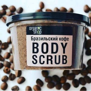 tẩy tế bào chết body organic cà phê cam ngọc trai
