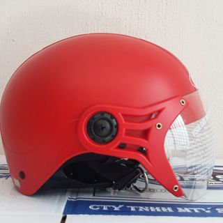Nón bảo hiểm 1/2 đầu có kính ami