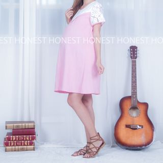 Đầm bầu phối ren