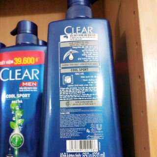 clear men chai vòi
