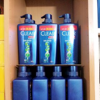 clear men chai vòi