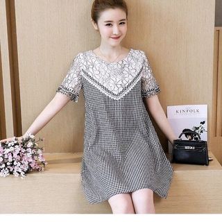 ĐẦM SUÔNG CHỮ A CARO PHỐI REND542