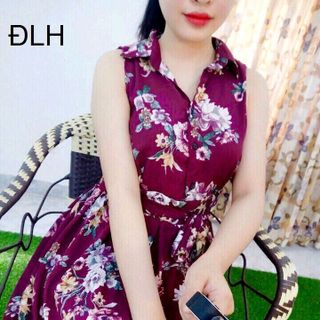 Đầm sơmi hoa